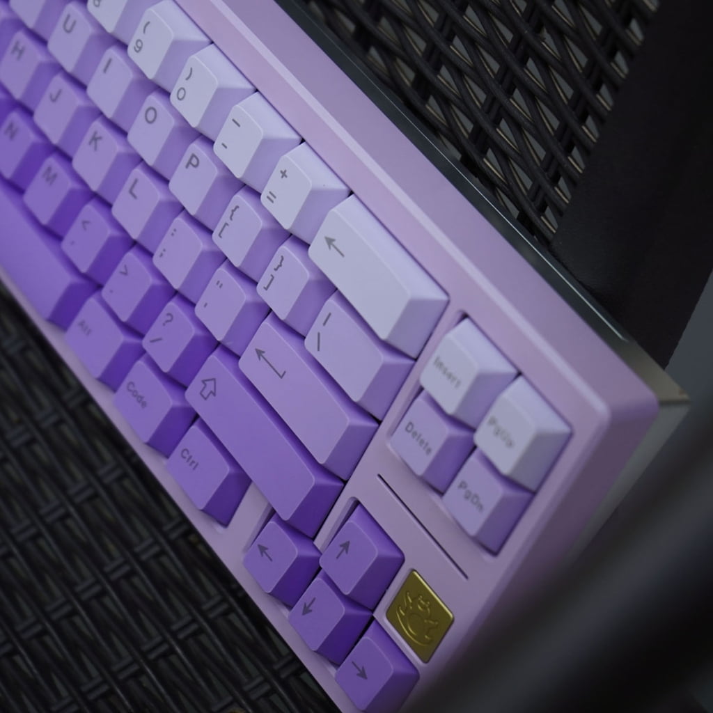 125PCS Dye-Subbed Color Keycaps for Gaming and Mechanical Keyboards Side or Top Engraving Option