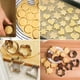 thumbnail image 4 of Juego de cortadores de galletas YXCLIFE de metal, 12 piezas: estrella, redondo, corazón, 4 of 5