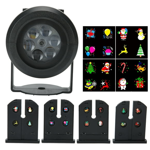 Rotating LED Christmas Halloween Light Projector