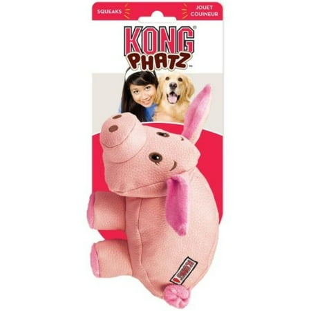 UPC: 0035585360430 | Kong Phatz Dog Toy – Pig – Small – 1 Pack