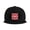 Black, variant on Snapback Hat Christmas Print Flat Brim Adjustable Baseball Cap for Men Women Trucker Hat Black