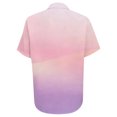 thumbnail image 5 of MEICHEN Womens Gradient Color T Shirts Summer Short Sleeve Loose Hide Belly Tops Casual V Neck Blouse Tees, 5 of 5