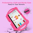 thumbnail image 6 of Tablet Android 12 Kids Tablet 7 inch with over $130 Value of IWAWA Education APP,32GB Toddler Tablet for Kids Eyes Protection IPS Screen,Pink, 6 of 7
