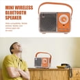 thumbnail image 5 of Altavoz Bluetooth Sonido Portátil Altavoz Música Inalámbrico Radio FM Mini Blootooth Audio Naranja, 5 of 5