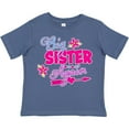 thumbnail image 3 of Inktastic Big Sister Again with Flowers and Arrow Girls Toddler T-Shirt, 3 of 5
