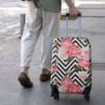 thumbnail image 3 of Pioneer Flower Floral Print Pattern Luggage Cover Fashion Suitcase Cover Baggage Covers Fit 25-28 Inch Luggage (Go Travel), 3 of 5