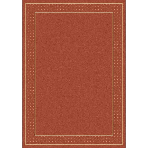 Milliken Design Center Area Rug LEGACY CORAL Legacy Coral Solid Dotted 2' 4" x 15' 6" Runner