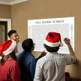 thumbnail image 4 of Search Poster, Giant 30"X20" Wall Game, Larger Life Christmas Word Search Puzzle Poster, Fun Holiday Gam, Classroom Activities, Arts Crafts, Indoor Holiday PCS-A, 4 of 6