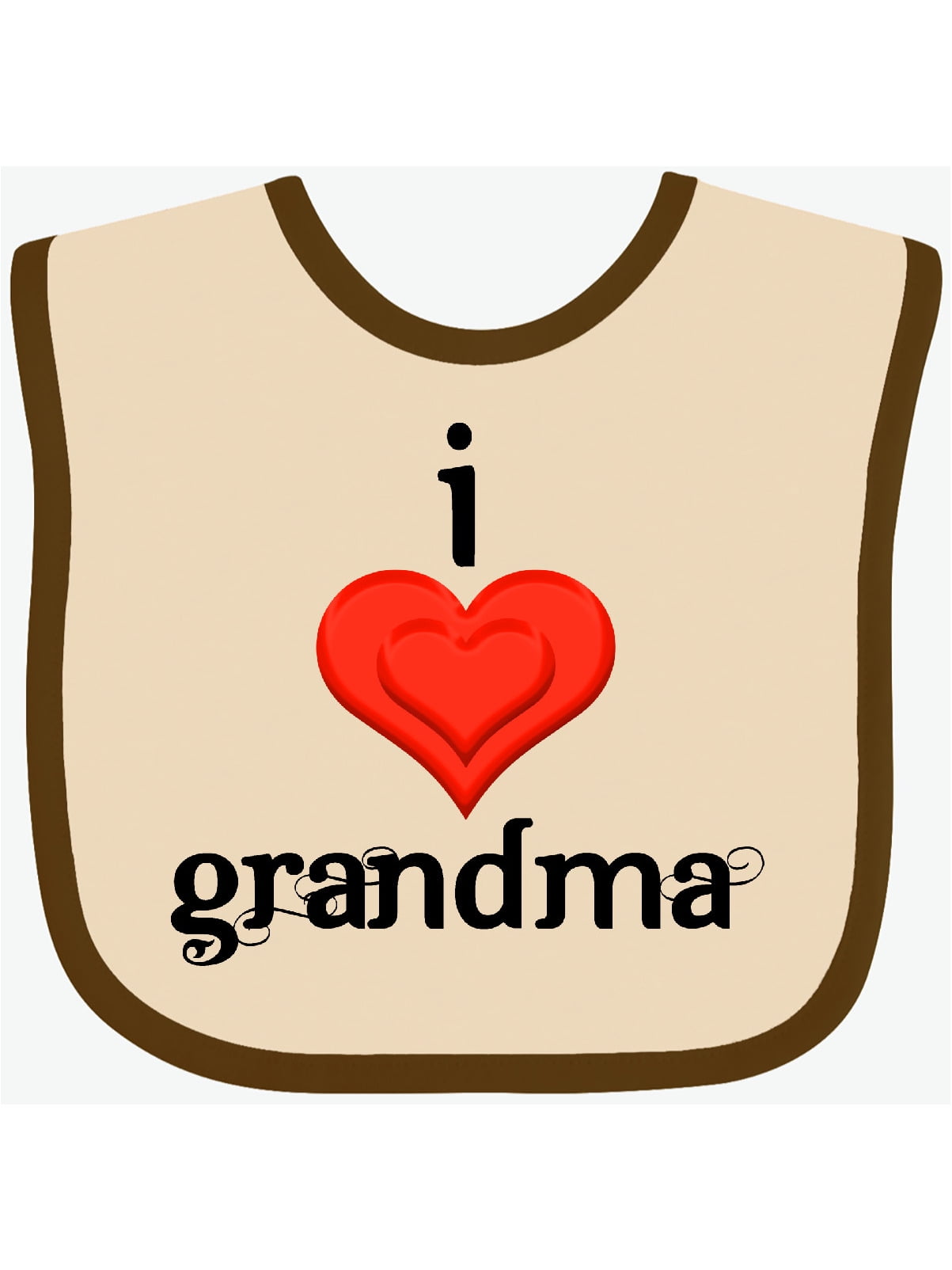 i love grandma bib