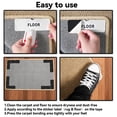 thumbnail image 4 of 12Pcs Rug Carpet Non Slip Grippers, Reusable Rug Tape Pads, Strong Adhesive Carpet Grippers for Area Rugs, Keep Corners Flat, No Damaging for Floor Removable, 4 of 8