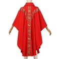 thumbnail image 4 of BLESSUME Church Catholic Priest Chasubles Vestments for Church Mass Vestments Robe With Stole, 4 of 6