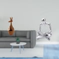 thumbnail image 2 of Escultura De Madera De Pensador, Figura Creativa De Animal, Abstracta, Recuerdo De Fiesta Para Dormitorio, Sala De Estar, Estantería, Decoración, 2 of 8