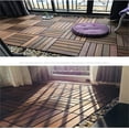 thumbnail image 5 of Jinsinto Wood Plastic Interlocking Flooring Tiles, Waterproof Non-Slip Straight Pattern Interlocking Decking Tiles for Patio Porch Backyard 1pcs, 5 of 5