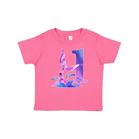 

Inktastic 1st Birthday Mermaid Tail Gift Baby Boy or Baby Girl T-Shirt