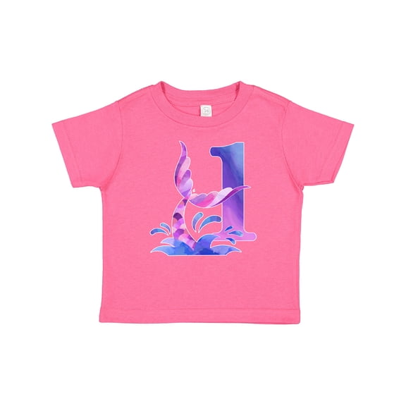 Inktastic 1st Birthday Mermaid Tail Boys or Girls Baby T-Shirt
