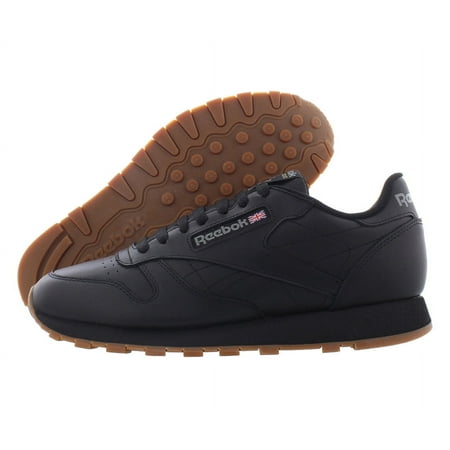 Reebok Cl Lthr Casual Mens Shoes Size 8.5, Color: Black