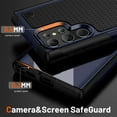 thumbnail image 4 of Armor Shockproof Case for Samsung Galaxy S25 Ultra, [Military Grade Anti-Drop] Rugged Hybrid Hard PC+Soft Silicone Heavy-Duty Tough Durable Lightweight Protective Bumper Phone Case, Navyblue, 4 of 8