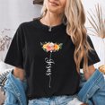 thumbnail image 4 of Jollimate Floral Jesus T-Shirt, Women's Faith Shirt, Religious Gift For Her, Believer Gift, 4 of 6