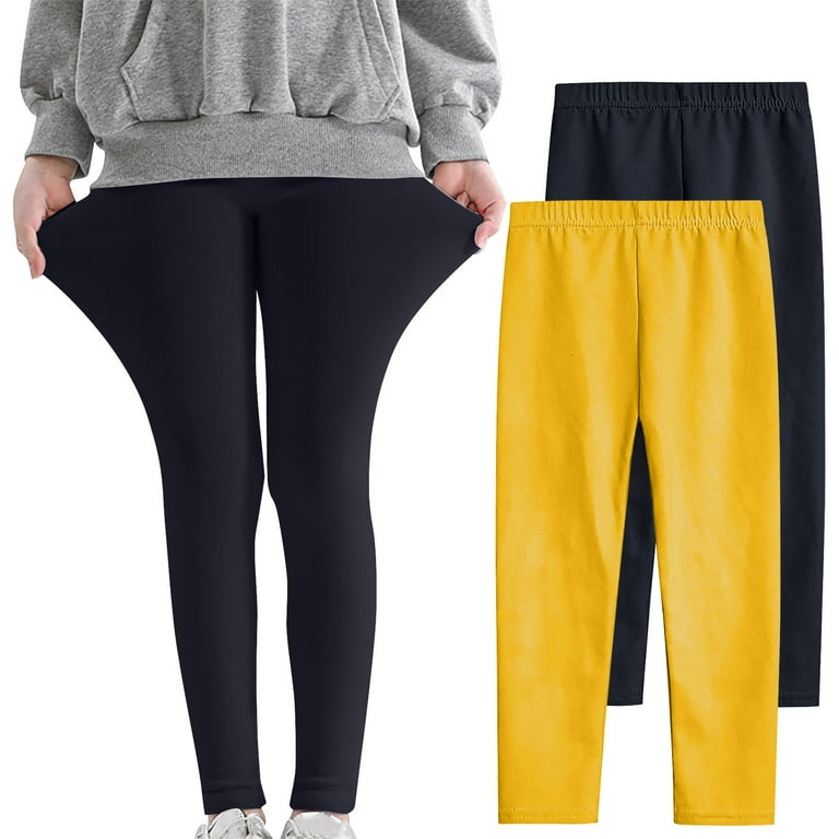 CheerKidz Toddler Girls' 2PCs Soft and Breathable Leggings 3-12 - Main Image