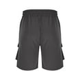 thumbnail image 5 of Mlzmgr Cargo Shorts for Men S-3XL Drawstring Elastic Waist Shorts Mens Outdoor Hiking Short Pants with Multi Pockets, 5 of 6