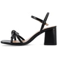 thumbnail image 3 of Journee Womens Meryl Light Puff Strap Dress Sandals, 3 of 10