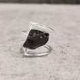 thumbnail image 2 of Natural Garnet Ring, Rough Garnet Gemstone Ring, January Birthstone, Dual Band, 925 Sterling Silver, Womens Ring, Christmas, Thanksgiving, Handmade, Statement Jewelry, Rough Gemstone Jewelry, 2 of 6