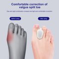 thumbnail image 5 of pies para dedos de los pies torcidos, dedos de los pies rizados y corrector de dedos de los pies superpuestos, corrector de dedos en martillo, callos y dedos en valgo - 12 unidades Zefei Wu 1327537074977, 5 of 5