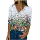 thumbnail image 1 of Blusa Gegular de manga larga con cuello en V informal para mujer Pompotops  gfhjh5462, 1 of 4