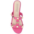 thumbnail image 5 of Journee Womens Kendall Studded Slide Flat Sandals, 5 of 10