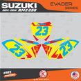 thumbnail image 4 of Kalair GFX Graphics Kit for Suzuki RMZ250 (2014-2016) Evader Series, 4 of 5