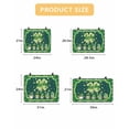 thumbnail image 7 of Large Induction Cooktop Protector Mat St. Patrick's Day Stove Top Covers for Electric Stove, Lucky Shamrock Gnomes Spring Green Decorative Stove Burner Cover Mats, Glass Top Stove Cover, 7 of 7