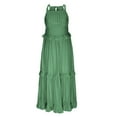 thumbnail image 3 of fatyb Womens Summer Dress Sleeveless Ruffle Tiered Maxi Dress Flowy Casual Long Dress for Beach, 3 of 6
