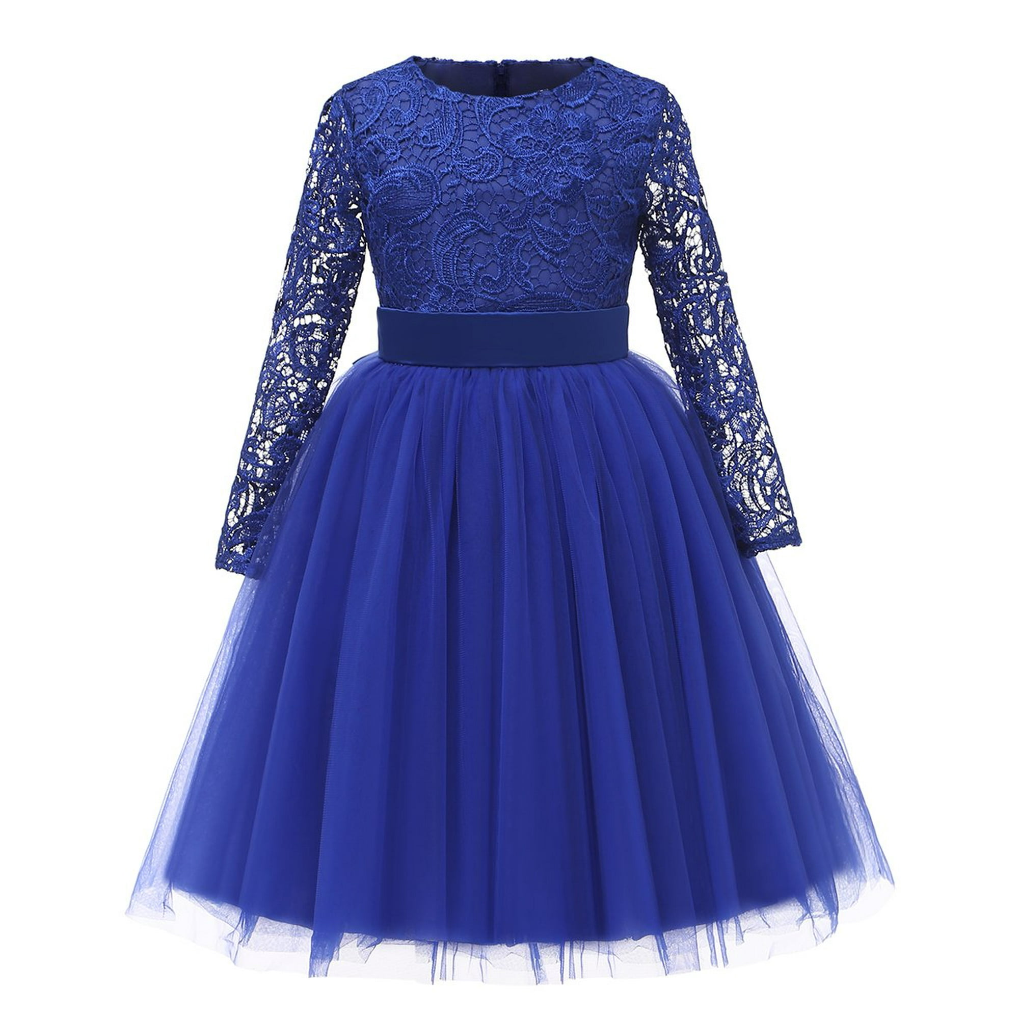Girls lace & tulle dress hotsell