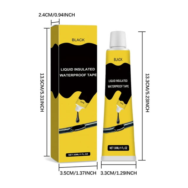 Ersvoioy Liquidation Isolation Étanche Scellant Liquide Colle Transparent Revêtement Imperméable, Agent Invisible Imperméable, Scellant d'Isolation Étanche Transparent Réparation Fuite Adhésif Imperméable