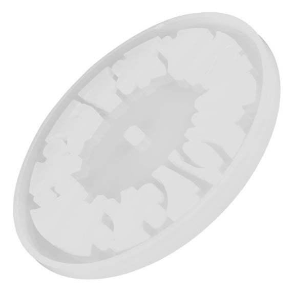 ORDDIART White Silicone Clock Mold Set for Projects and Resin Crafting, 1 Piece