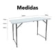 thumbnail image 2 of Mesa Plegable chica 1.20 jardín exteriores, 2 of 5