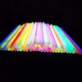 thumbnail image 6 of 100 Pcs 8" Glowsticks , Bracelets Necklaces, Glow in the Dark Party Favors, Easter, Christmas, Halloween Supplies Pack, Football Party Supplies, 6 of 8