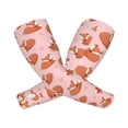 thumbnail image 2 of Sun Protection Arm Sleeves For Men Women, Fox Print Light Pink Sleeves To Cover Arms With Thumb Hole Cooling Sleeve, 2 of 2