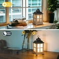 thumbnail image 5 of Sziqiqi Wax Melt Warmer with Timer - 2 in 1 Farmhouse Scented Decorative Candle Warmer Lantern with Lid for Home Decor, 8" Rustic Medium Electric Cute Fragrance Wax Cubes Tarts Burners, 5 of 7