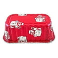 thumbnail image 5 of 1 lb. Red Holiday Christmas Snowman Aluminum Foil Small Mini Loaf / Bread Baking Pans (Pack of 12), 5 of 6