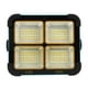 thumbnail image 2 of Luz de trabajo LED recargable, Luz solar de trabajo LED Luz de trabajo con energía solar Luz de trabajo LED impermeable Los mejores materiales Jadeshay A, 2 of 8