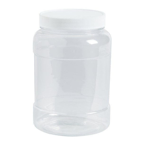 Plastic Quart Mason Jar Craft Supplies 12 Pieces