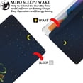 thumbnail image 2 of iPad Air 6th 2024 / Air 11" Air 5th 2022 Air 4th 2020 10.9 Inch A2588 A2316 MM6R3LL/A MM6T3LL/A MYHX2LL/A Clear Back TPU Silicone Back Printed Case Pencil Holder - Night Sky, 2 of 7