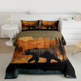 thumbnail image 2 of Castle Fairy Safari Bear Boy Girl Full Size Comforter Sets 3-Piece,Jungle Animal Bedding Comforter Set,Retro Vintage Aesthetic Lightweight Bedding Sets,Lightweight Room Decor,Reversible, 2 of 8