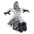 thumbnail image 3 of 8inch 20cm Pocerlain Triangel Doll Costumed Clown Home Desk Display Ornament, 3 of 7