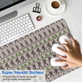 thumbnail image 4 of Long Mouse Pads for Desk,Brown Bigfoot and Pine Tree Pattern Desk Mats on Top Of Desks, Desk Mouse Pad Extra Large with 3mm Non-Slip Base and Stitched Edge for Gaming,Office,Work,Home 31.5"x11.8", 4 of 6