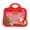 A1#Red, variant on Christmas Zipper Bags, 8.26X7.87" Christmas Treat Bags with Handle, Plastic Candy Storage Pouches with Clear Window, Cookie Packaging Bags, Self Sealing Gift Bags, Xmas Goody Bags for Party Favors