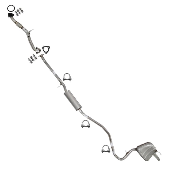 Northeastern Exhaust Stainless Steel Front Pipe Muffler Assembly Kit Fits 2016–2017 Honda Civic 2.0L