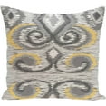 thumbnail image 1 of Simply Daisy 16" x 16" IKAT's Meow Geometric Print Outdoor Pillow, Grey, 1 of 1