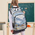 thumbnail image 7 of FORMRS Unisex School Backpack 17" Student Travel Bag with Laptop Compartment, Winter Mountain, 7 of 7